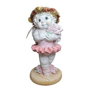 Dreamsicles Vintage Angel Cherub Figurine "Standing Ovation" Ballerina